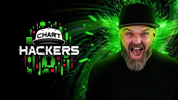 Chart Hackers promotional cover image for its crypto entry alert and bot service