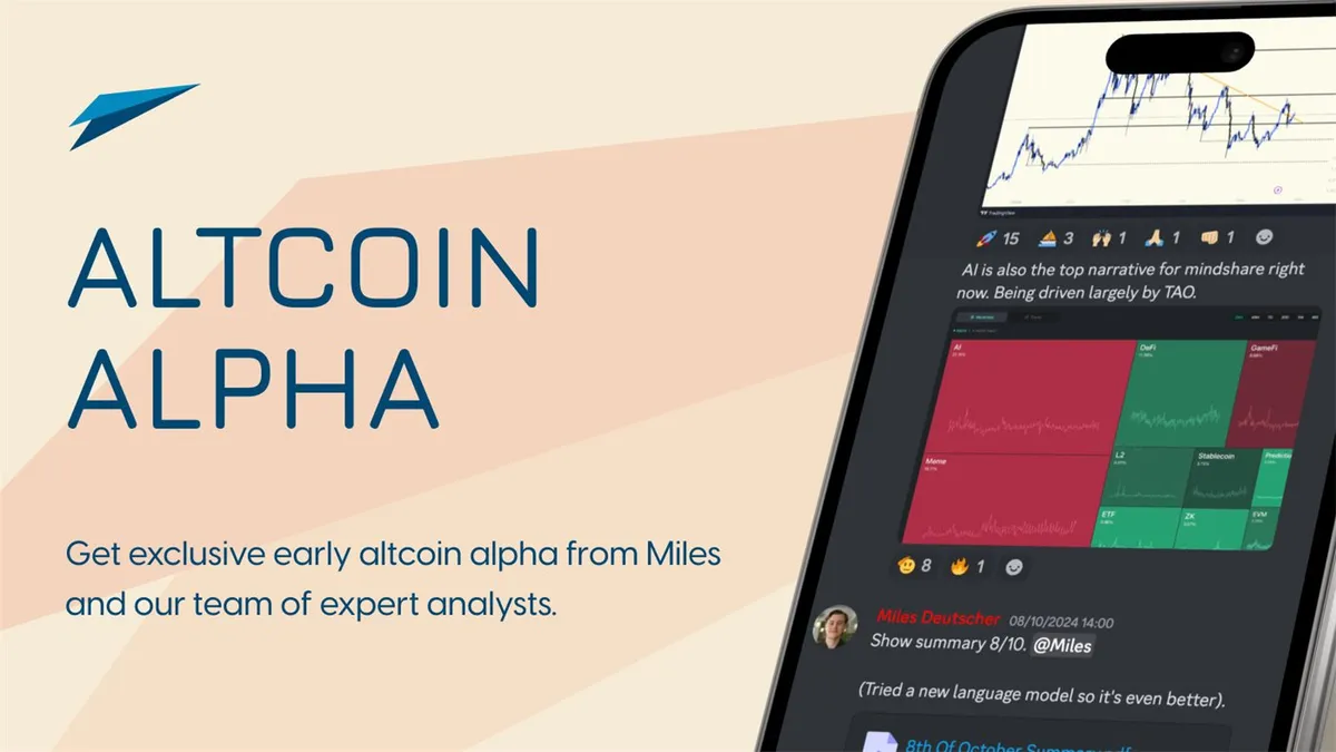 Promotional cover image for Miles High Club, Miles Deutscher's crypto alpha and mentorship community.