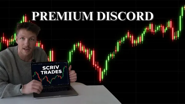 ScrivTrades promotional cover image for the Premium futures trading Discord community