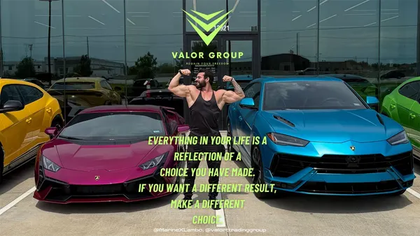 ValorGroup promotional cover image for the Live Trading membership